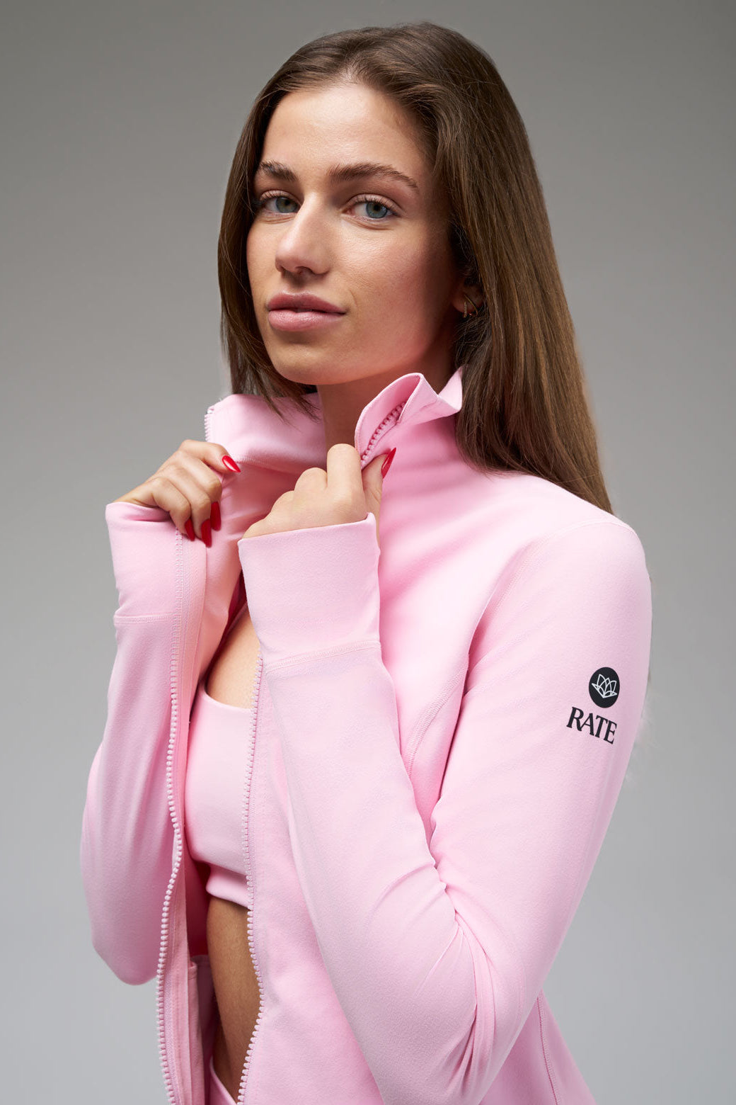 Versatile stretch jacket designed for all-day wear, from studio sessions to city streets.