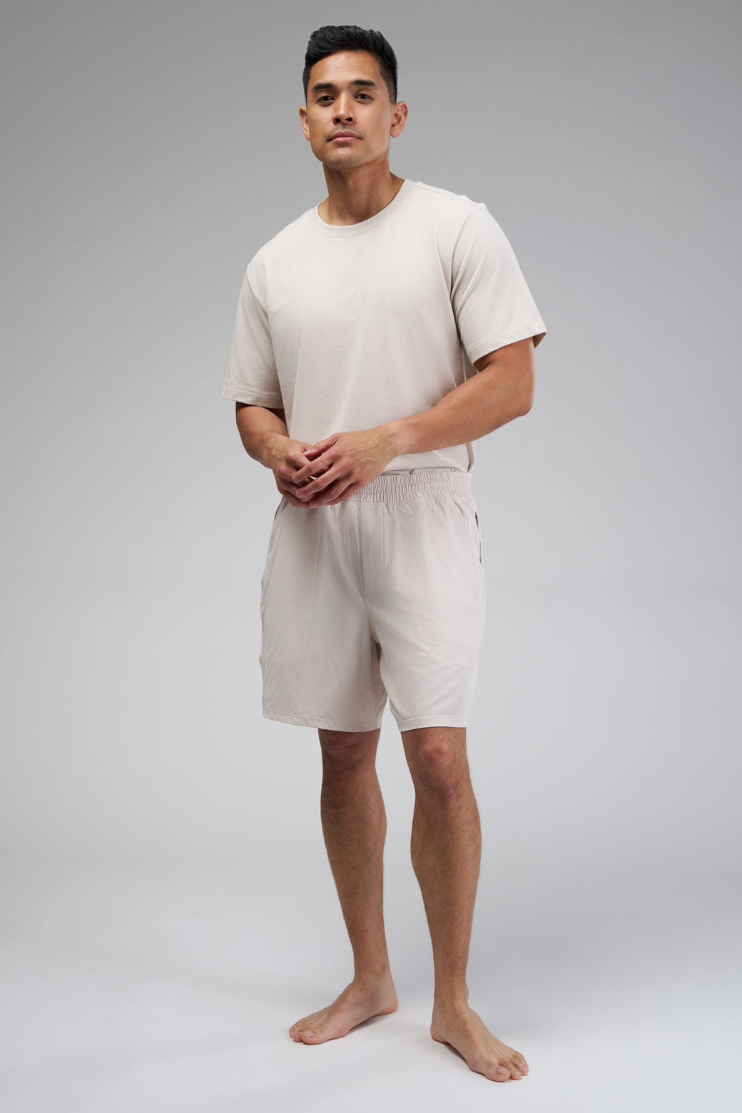 Performance shorts with side and hidden zip pockets, built for movement and all-day wear.