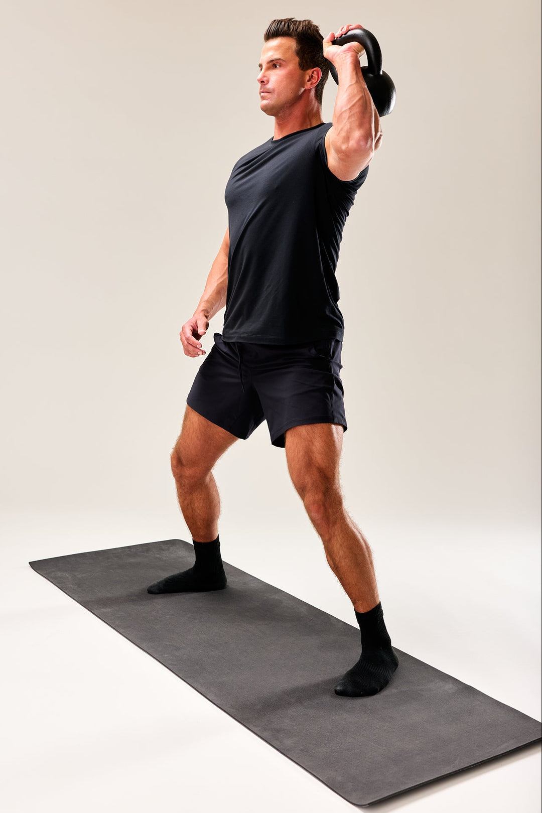 Performance shorts with side and hidden zip pockets, built for movement and all-day wear.