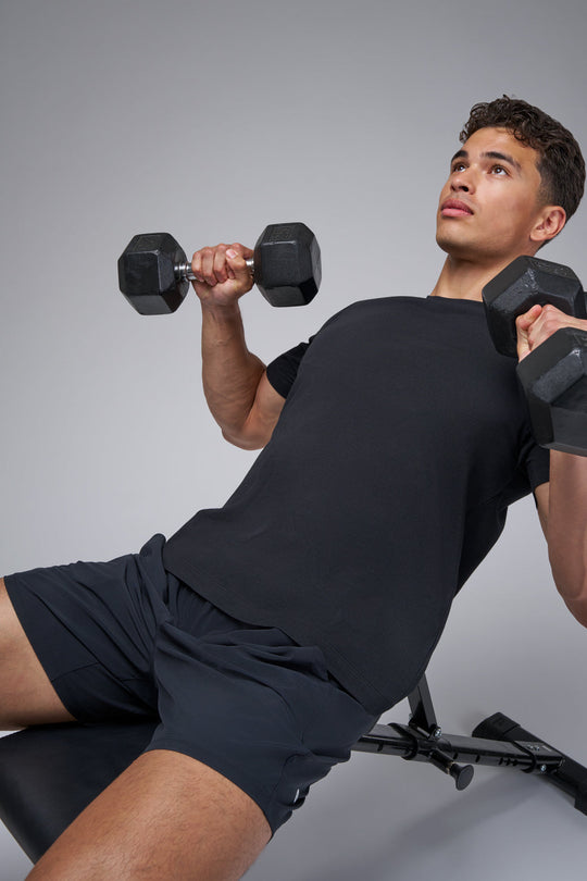 Classic men's tee designed for effortless movement, comfort, and all-day wear.