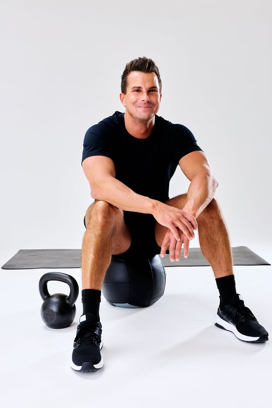 Performance tee with raglan sleeves designed for freedom of movement and all-day comfort.