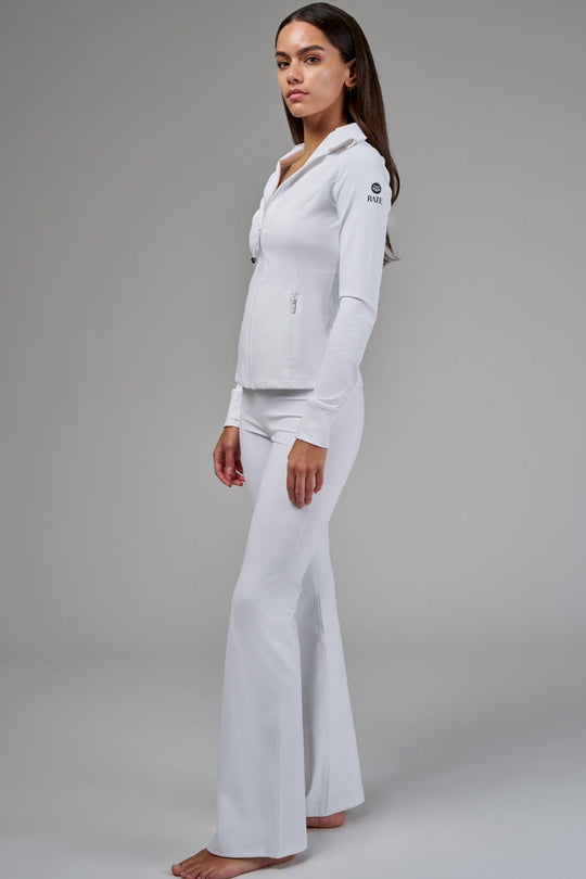 Versatile stretch jacket designed for all-day wear, from studio sessions to city streets.