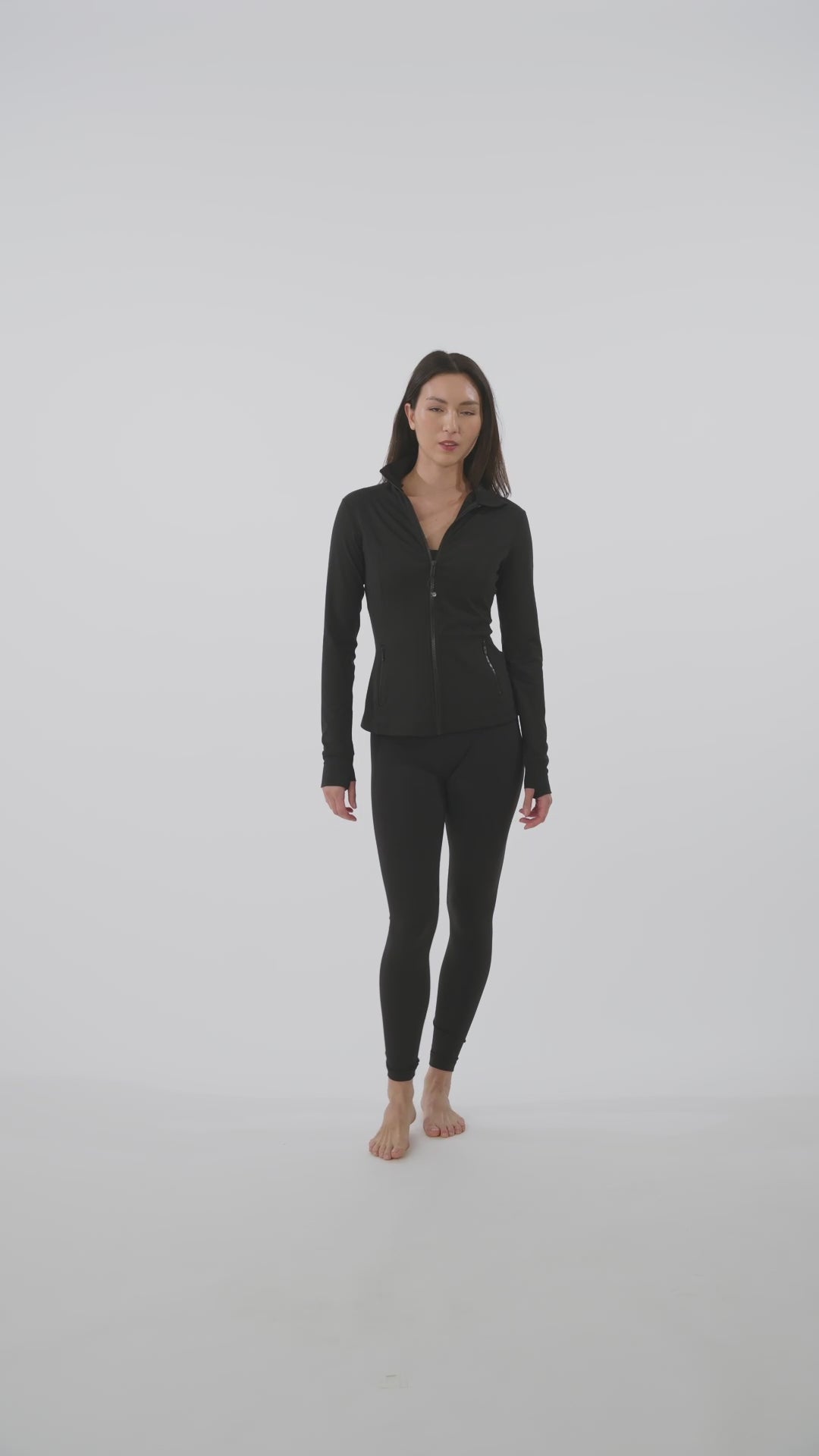 Versatile stretch jacket designed for all-day wear, from studio sessions to city streets.